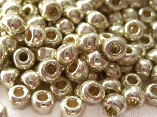 11/0 Rocailles TOHO PF Galvanized Aluminium Silver silberfarben Metallic 10g