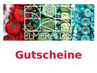 Gutscheine zum Einkauf bei Elmeraldis