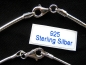 Preview: 50 cm Omega Reif 925 Silber 1,3 mm