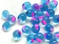Preview: 3,4 mm Drop Beads Miyuki Electric Peach Light Blue 10g