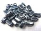 Preview: 25 CzechMates™ Bricks Hematite grau 6mm