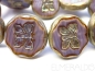 Preview: 1x Butterfly Coin Lavender Picasso
