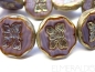 Preview: 1x Butterfly Coin Lavender Picasso