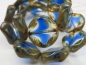 Preview: Caro Coin Crystal Sapphire Glasperlen 2x