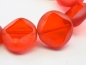 Preview: Caro Coin Bright Orange Glasperlen 2x