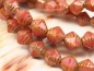 Preview: 8mm 5x Lantern Bicone Rose Coral Picasso