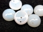 Preview: Piggy Beads Alabaster weiss Glasperlen 25x