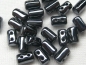 Preview: Rulla Beads Hematite Metallic grau Glasperlen 10g