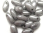 Preview: 6mm Rizo Beads Grey Luster Glasperlen 10g