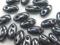 Preview: 6mm 10g Rizo Beads Metallic Hematite