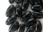 Preview: 6mm Rizo Beads Jet Black schwarz Glasperlen 10g