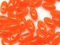 Preview: 6mm Rizo Beads Hyacinth Opal orange Glasperlen 10g