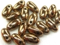 Preview: 6mm Rizo Beads Gold Bronze Glasperlen 10g