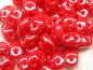Preview: 10g Super Duos Luster Opaque Coral Red