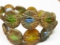 Preview: 2x Eye Coin Blue Green Yellow Mix Picasso