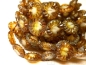 Preview: Sunflowers Blumen Crystal White Picasso Glasperlen 2x