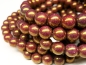 Preview: 8mm Glasperlen Violet Bronze Luster 5x