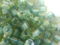 Preview: 1,5 mm Würfel Cubes TOHO Light Topaz Sea Foam Lined 10g