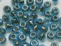 Preview: 6/0 10g TOHO Rocailles Gold Lined Aqua