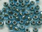 Preview: 6/0 Rocailles TOHO Gold Lined Aqua 10g