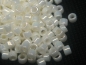Preview: 11/0 Delica TOHO Treasures Luster Navajo White weiss 5g