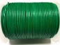 Preview: 1,5 mm Lederband Apple Green grün 1m