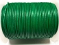Preview: 2 mm Lederband Apple Green grün 1m