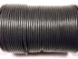 Preview: 2 mm Lederband Dark Grey Gray dunkelgrau 1m