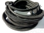 Preview: 4mm Nappa Lederband Dark Gray Matt 20cm