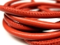 Preview: 4mm Nappa Lederband Orange 20cm