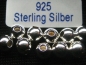 Preview: 4 mm Perlen 925 Silber poliert 5x