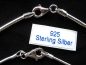 Preview: 50 cm Omega Reif 925 Silber 1,9 mm