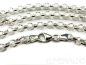 Preview: 50 cm Halskette Ankerkette 925 Silber 2,2 mm