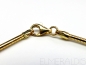 Preview: 40 cm Omega Reif 925 Silber vergoldet 1,3 mm