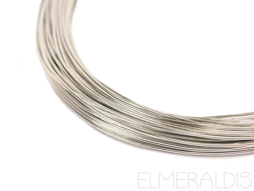 0,8 mm Aluminiumdraht Silver silberfarben 15m