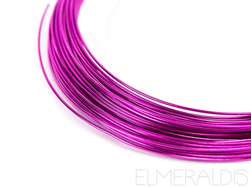 0,8 mm Aluminiumdraht Strong Pink eloxiert 15m