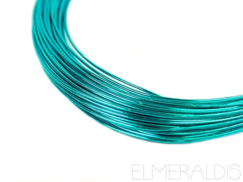 1,5 mm Aluminiumdraht Turquoise türkis hellblau 5m