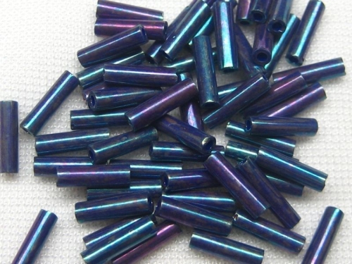 6mm 10g Miyuki Stifte Opaque Eggplant Luster
