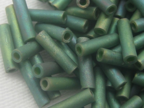 6mm Stiftperlen Miyuki Sage Green Matte 10g