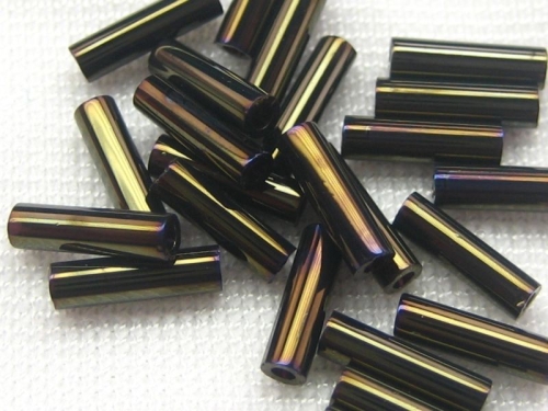 6mm 10g Miyuki Stifte Metallic Brown Iris