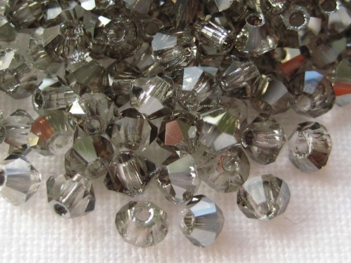 3mm 20x Bicone Glasperlen Crystal Velvet