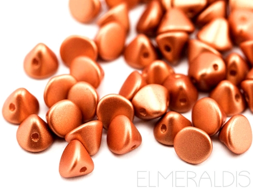 4mm Button Beads® Metallic Copper kupferfarben 2g