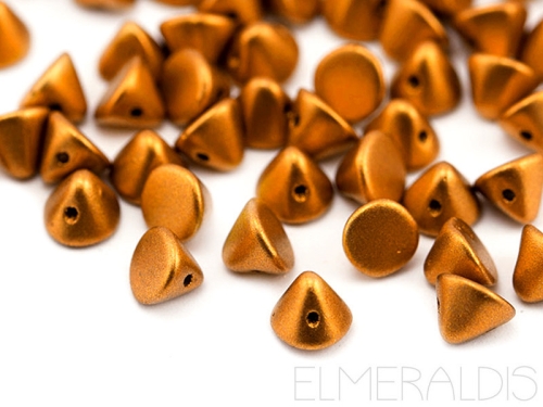 4mm Button Beads® Metallic Brass goldbronze 2g