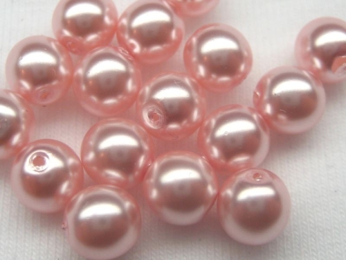 4mm 20x Crystal Pearls Rosaline
