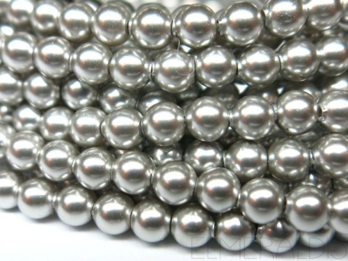 3mm 10x Swarovski® Crystal Pearls Light Grey
