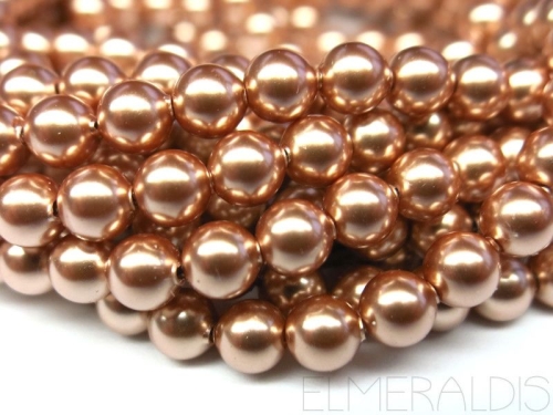 3mm 10x Swarovski® Crystal Pearls Rose Gold