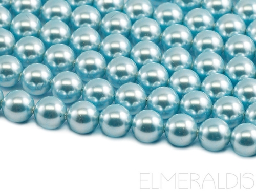 4mm Swarovski® Crystal Pearls Light Blue hellblau 10x