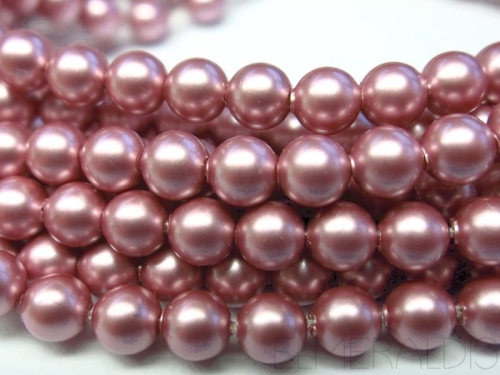 4mm 10x Swarovski® Crystal Pearls Powder Rose