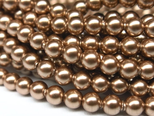 6mm Swarovski® Crystal Pearls Bronze 10x
