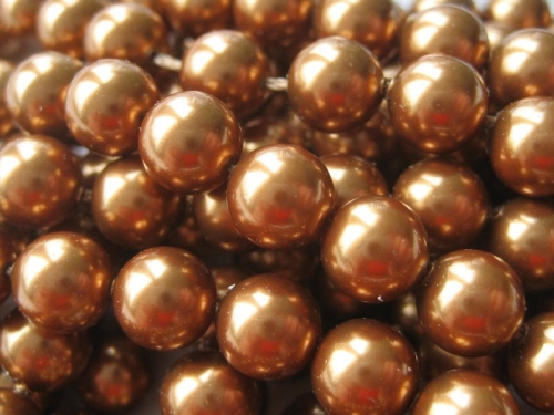 8mm 10x Swarovski® Crystal Pearls Copper